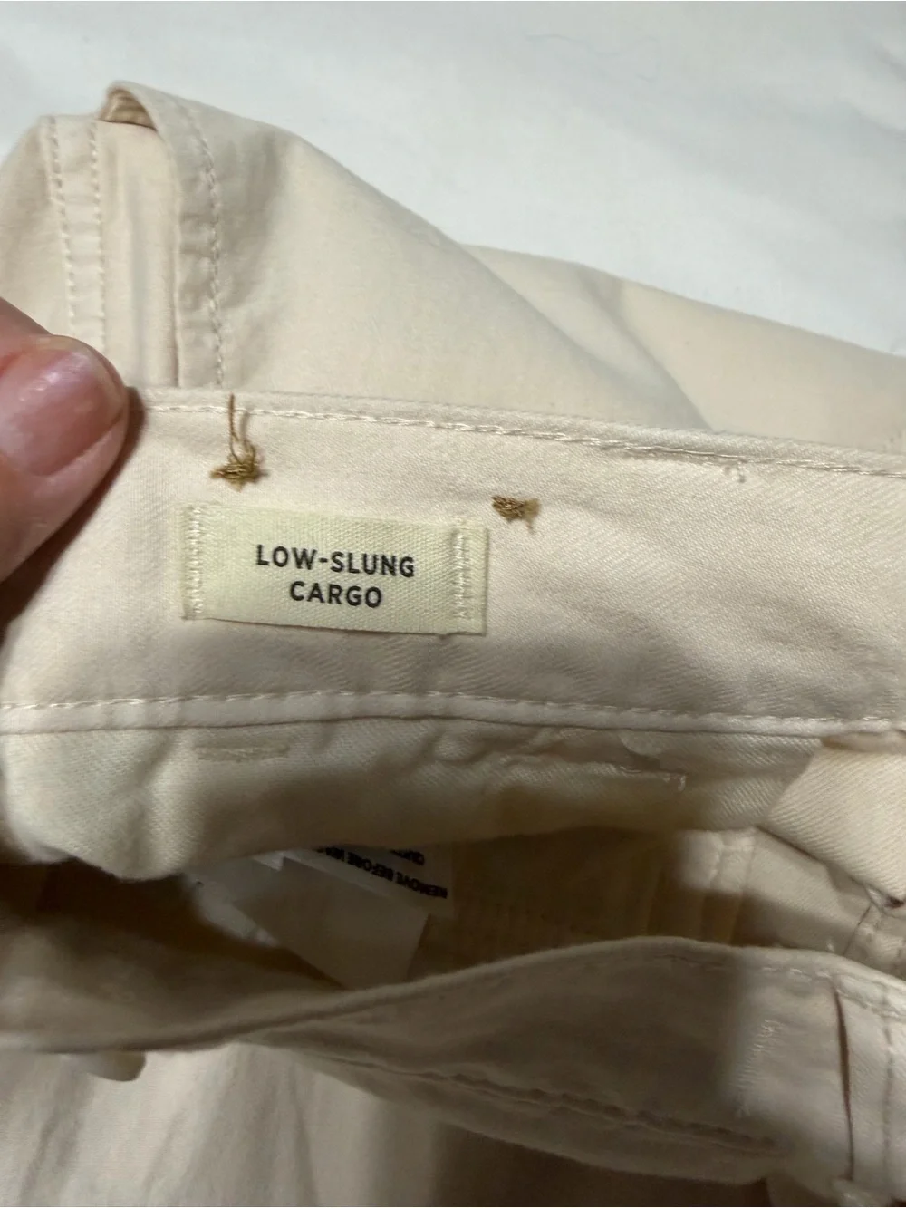 Women’s Beige Cargo Pants - Classic Utility Style